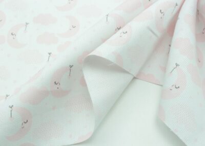 white and gray heart print textile