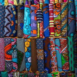 assorted-color textiles